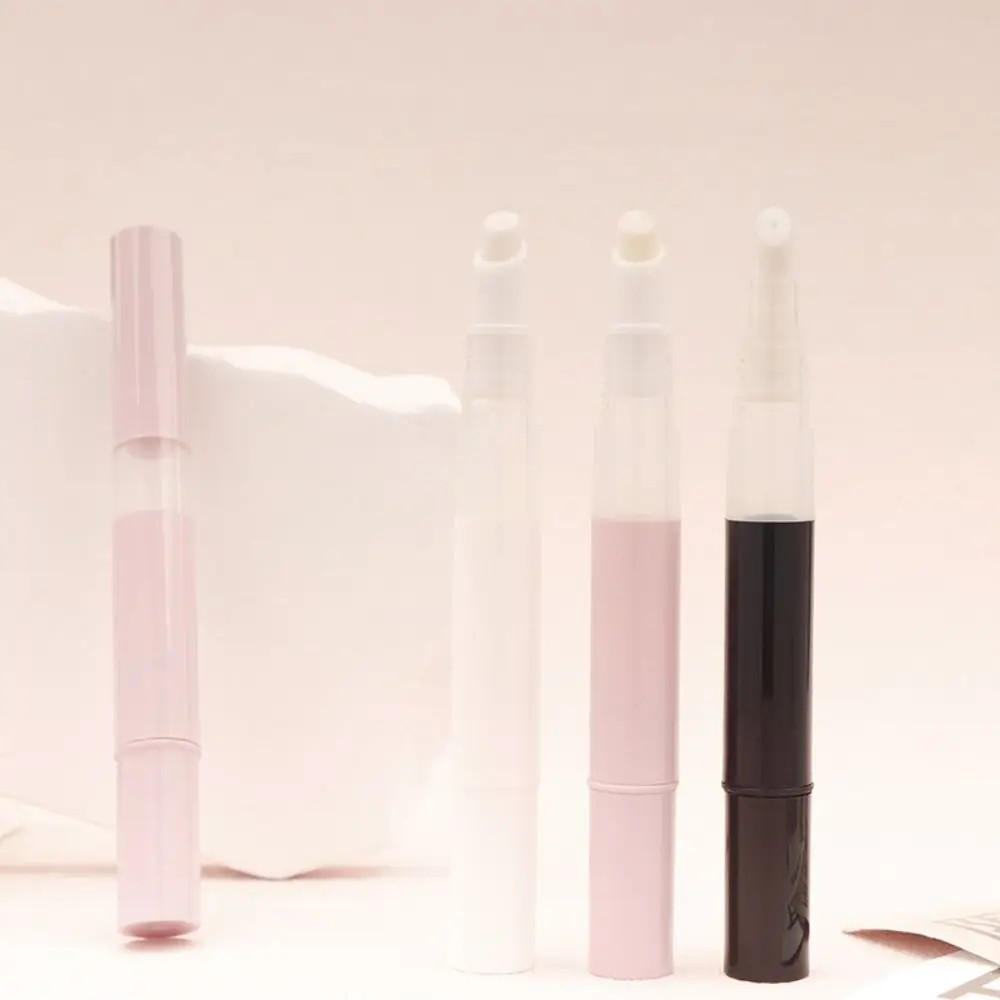 Reusable Transparent Nail Twist Pen 3ML Cosmetics Packaging Travel Accessories Perfume Pen Plastic Lip Gloss Tube Women