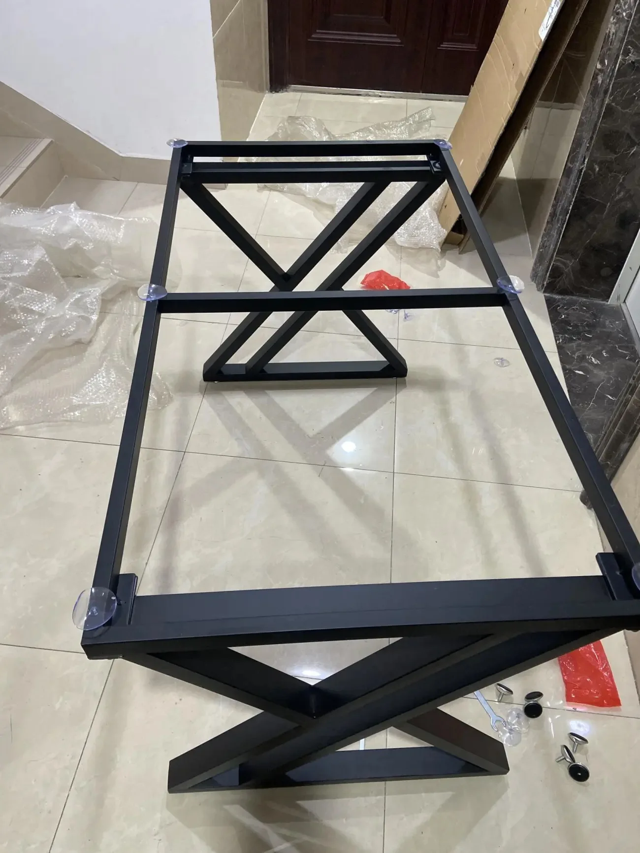 10 مللي متر سميكة روك مجلس سطح المكتب الحديثة الحد الأدنى مكتب مذاكرة المنزل طاولة كتابة بسيطة للاستخدام التجاري