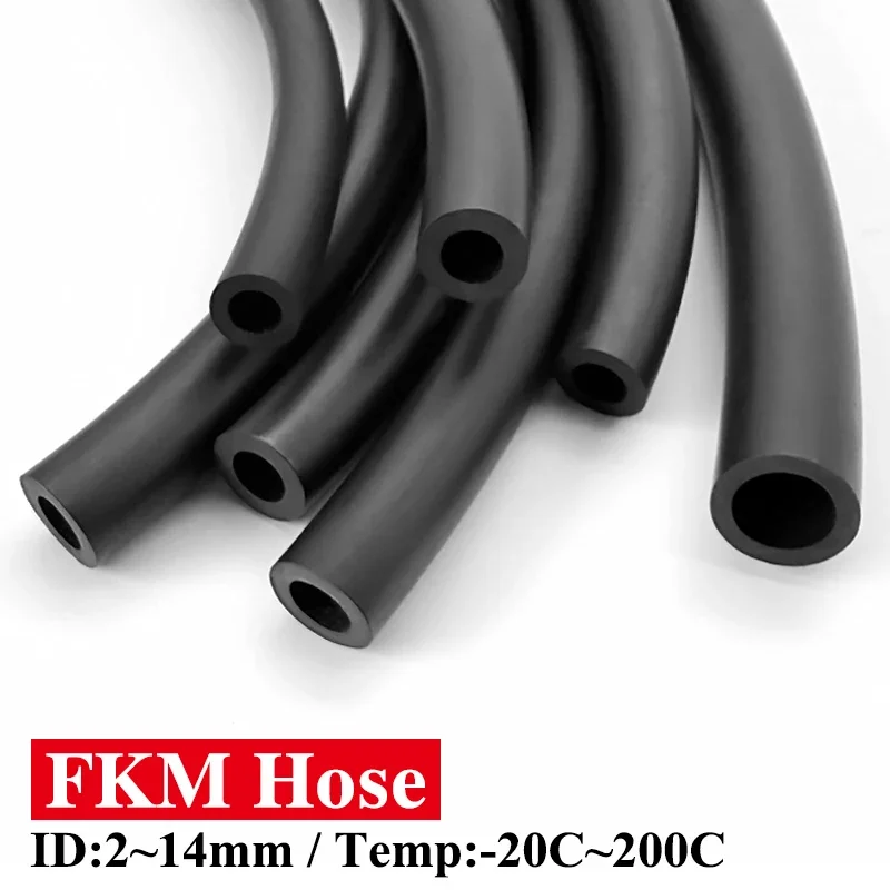 

Трубка FKM (Viton) черная, маслостойкая, резиновая, диаметр 2-14 мм, устойчивая к коррозии, топливопровод, устойчивый к старению, для топливных систем двигателей автомобилей