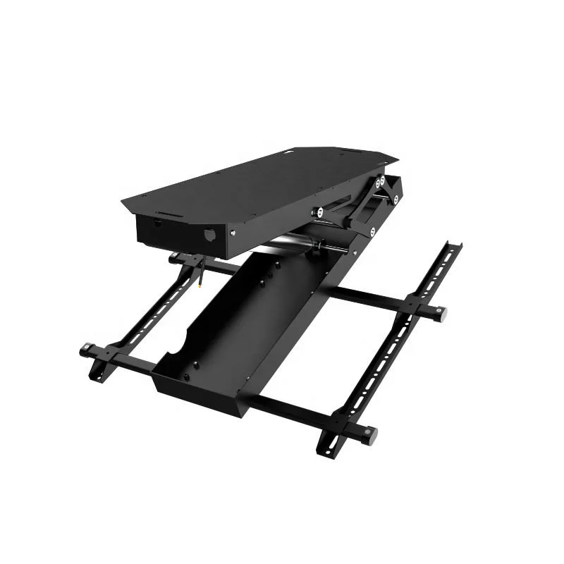 50-90inch Remote Control Height Adjustable Motorized Flip Down TV Ceiling Mount with Remote Control TV Mounts & Carts