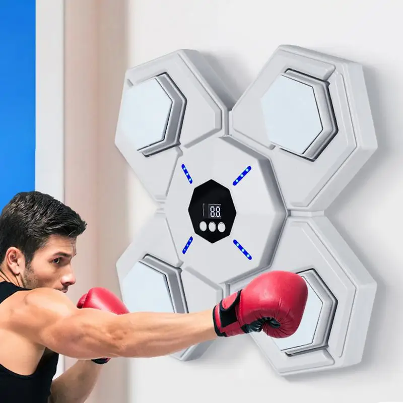 

Music Boxing Machine Intelligent Boxing Machine Wall-Mount Indoor Strength Training Equipment With Smart Counting For Dormitory