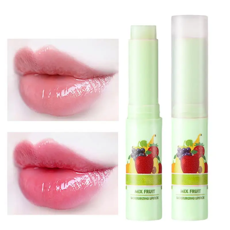 1PCS Moisturizing Fruit Lip Balm Long Lasting Nourishes Lips Reduce Lip Line Anti-drying Hydration Lipstick Lip Care