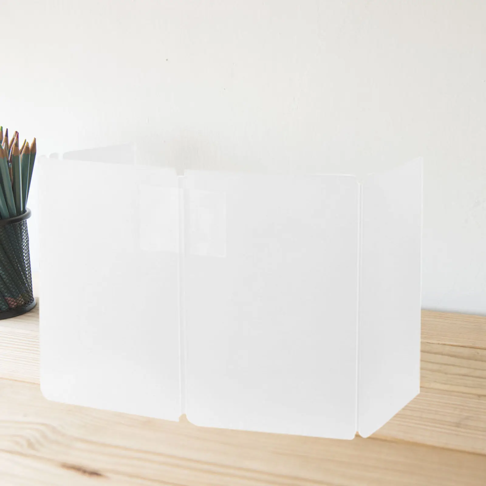 Sneeze Guard Protective Privacy Divider Board Lightweight Desktop Barrier Easy Installation Classroom Desk Partition Student