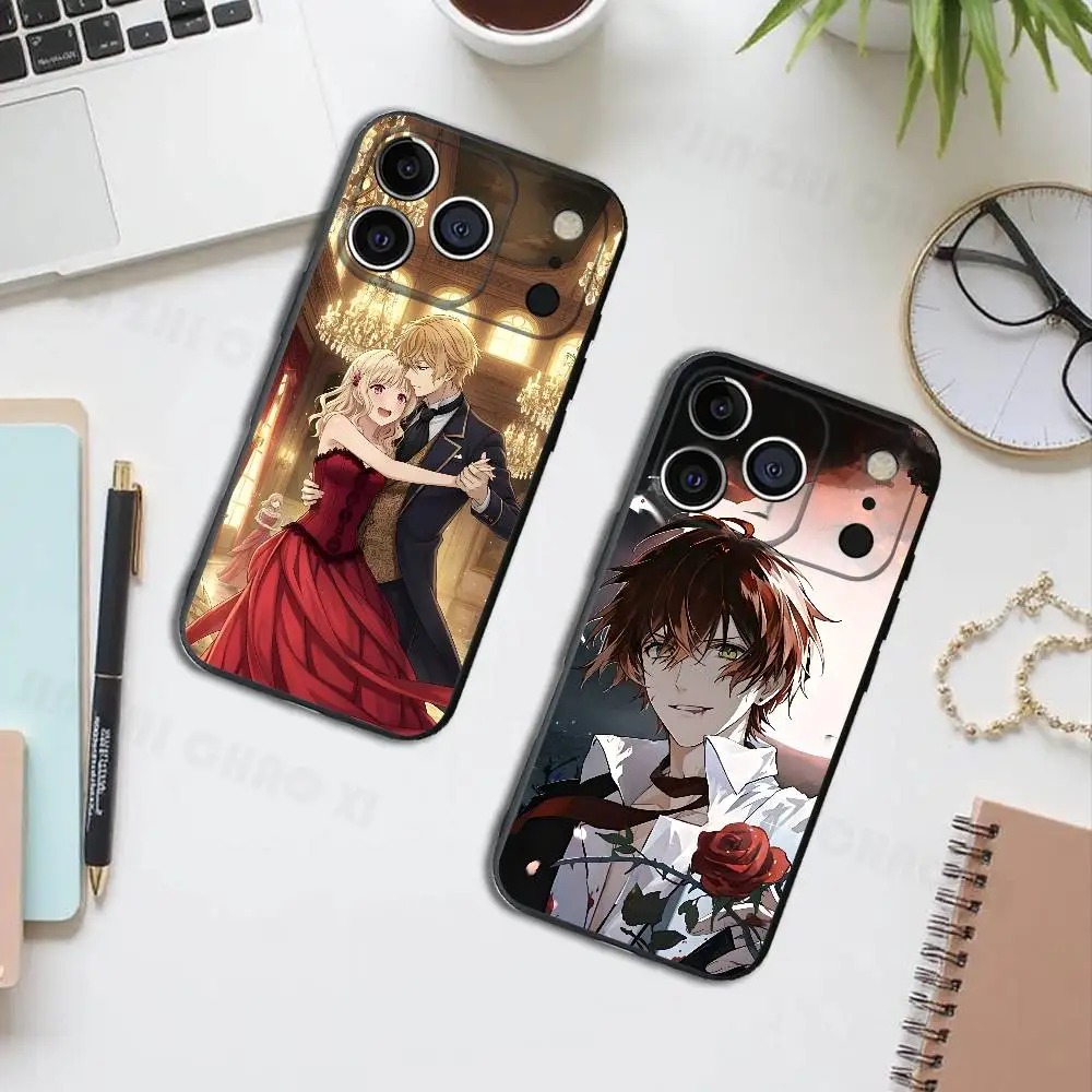 

D-Diabolik Lovers Reiji Silicone Phone Case For IPhone 17 16 15 14 13 12 11 X XS Plus Pro Max Shockproof Soft Cover