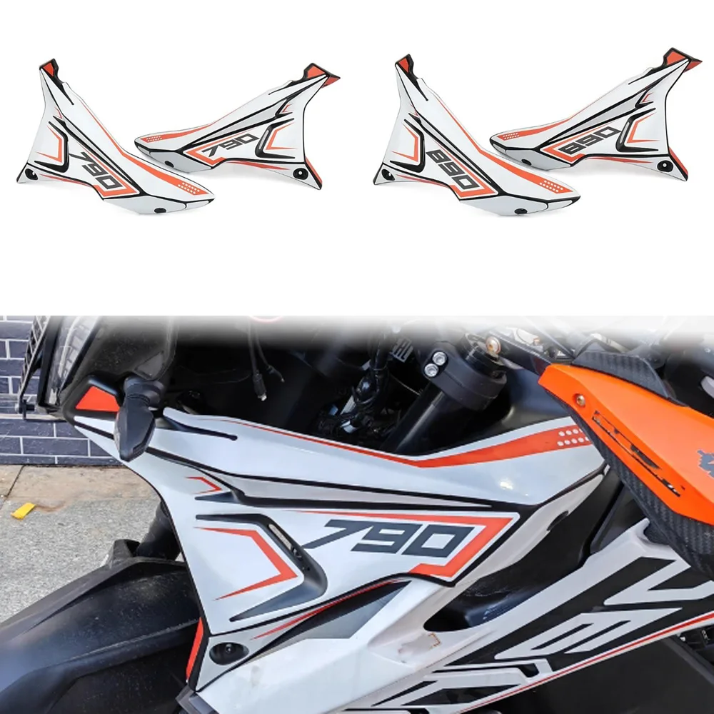 Motorcycle Front Side Fairing Panels Wind Deflector Windscreen Plate Cover For 790ADV 790 890 ADV Adventure R S 2022 and Before