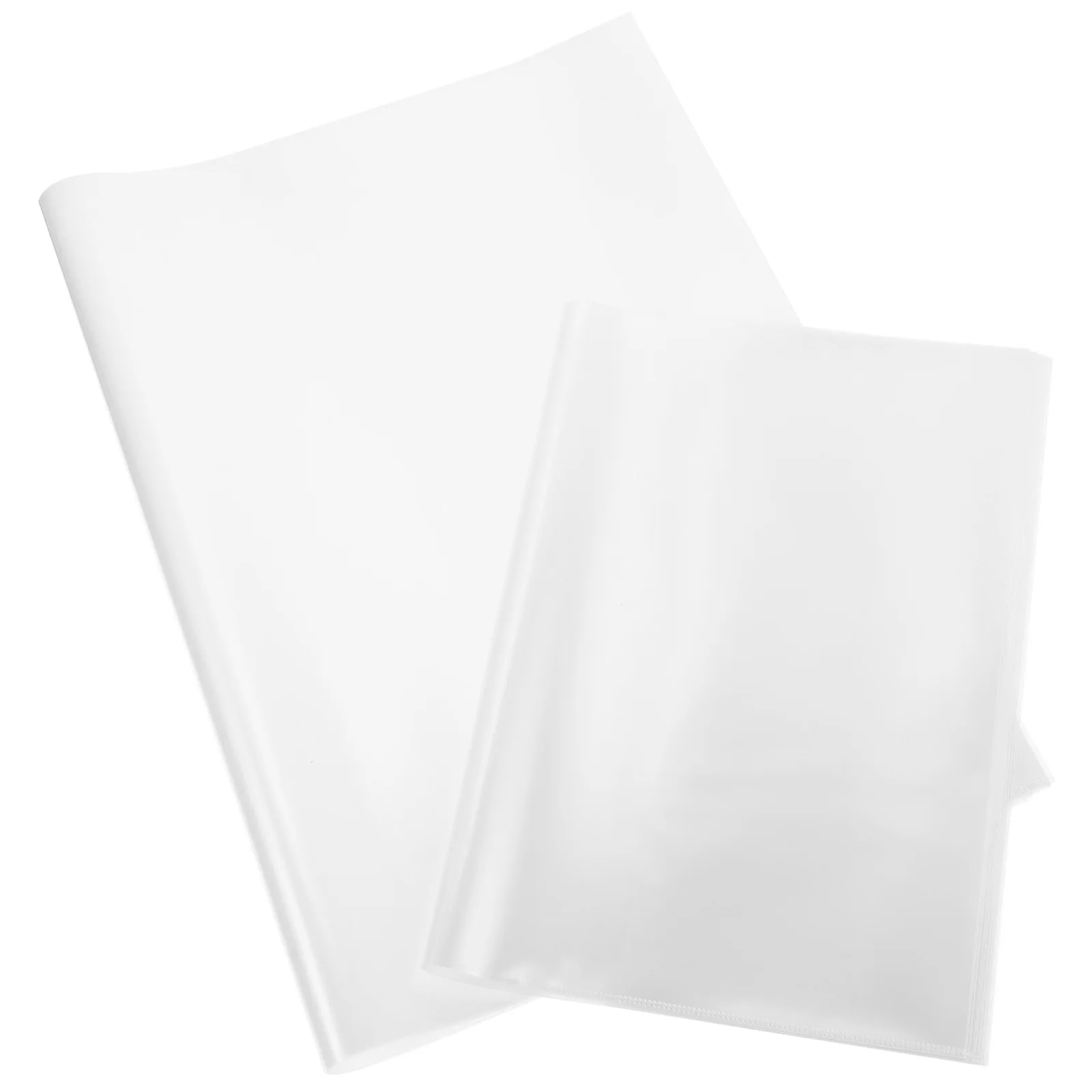 ปกสมุดโน้ต 20 ชิ้น คุณภาพพรีเมียม ผลิตจากพลาสติก PP ใส ปกป้องหนังสือ ใช้ซ้ำได้ ป้องกันรอยขีดข่วน สำหรับสมุดภาพ ใช้ในโรงเรียน