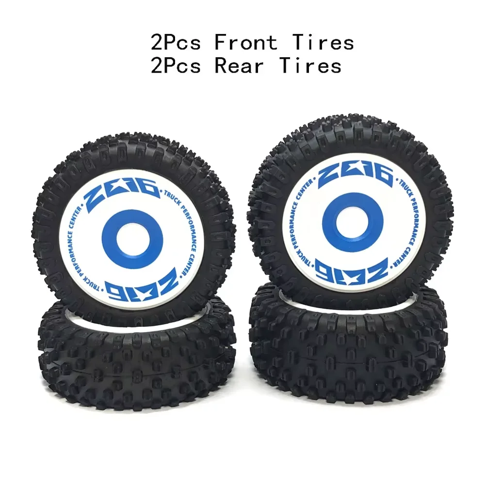 Voor Achter Banden Wiel Band voor Wltoys 144001 144010 124016 124017 124010 ZD Racing BX12 1/12 1/14 RC Off-Road auto Upgrade Onderdelen
