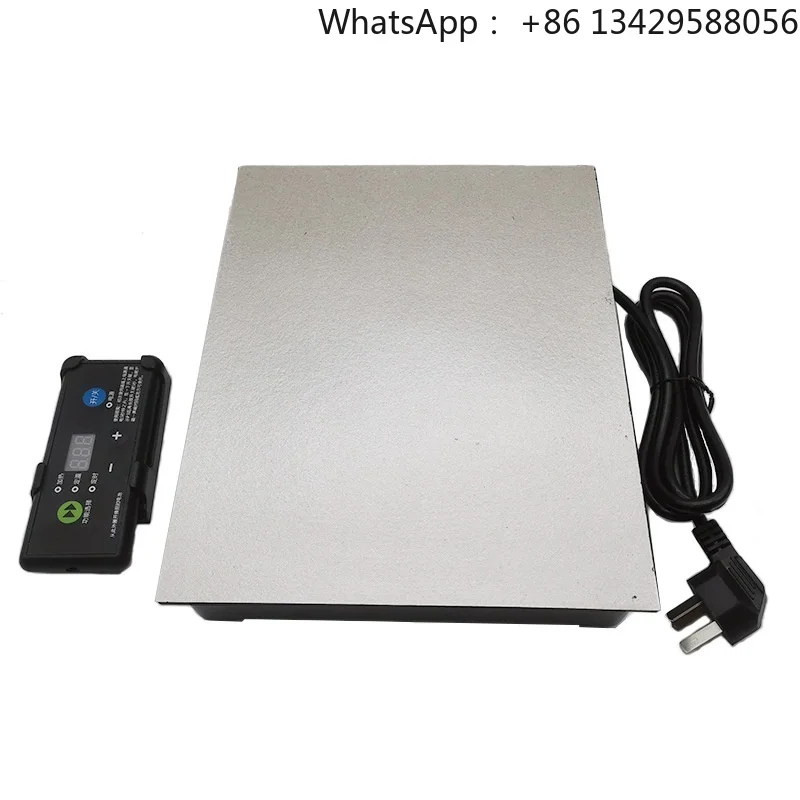 Built-in Invisible 2000W Stainless Steel Electric Induction Cooker Hot Pot Square Dining Table Remote Control Concealed Unit