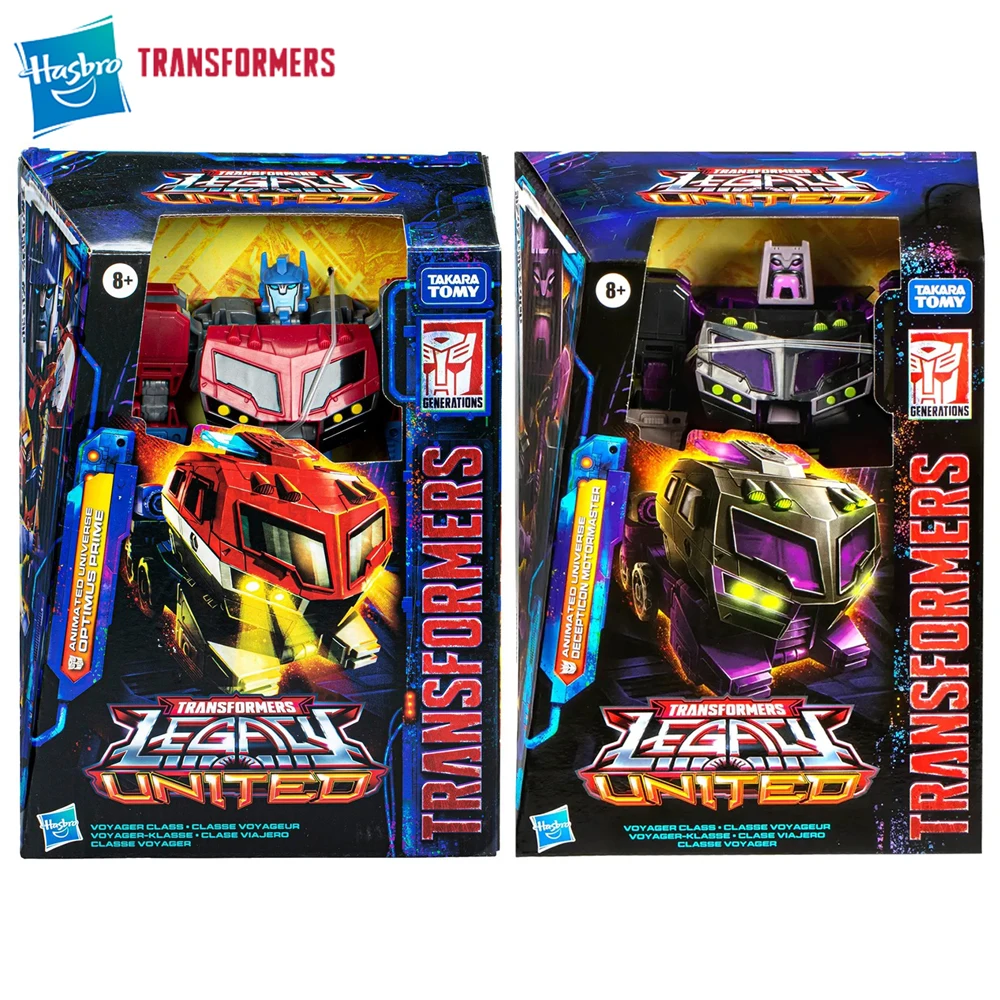 

[In-Stock] Hasbro Transformers Legacy United Optimus Prime & Motormaster Nice 18cm Voyager Class Action Figure Model Gift Toys