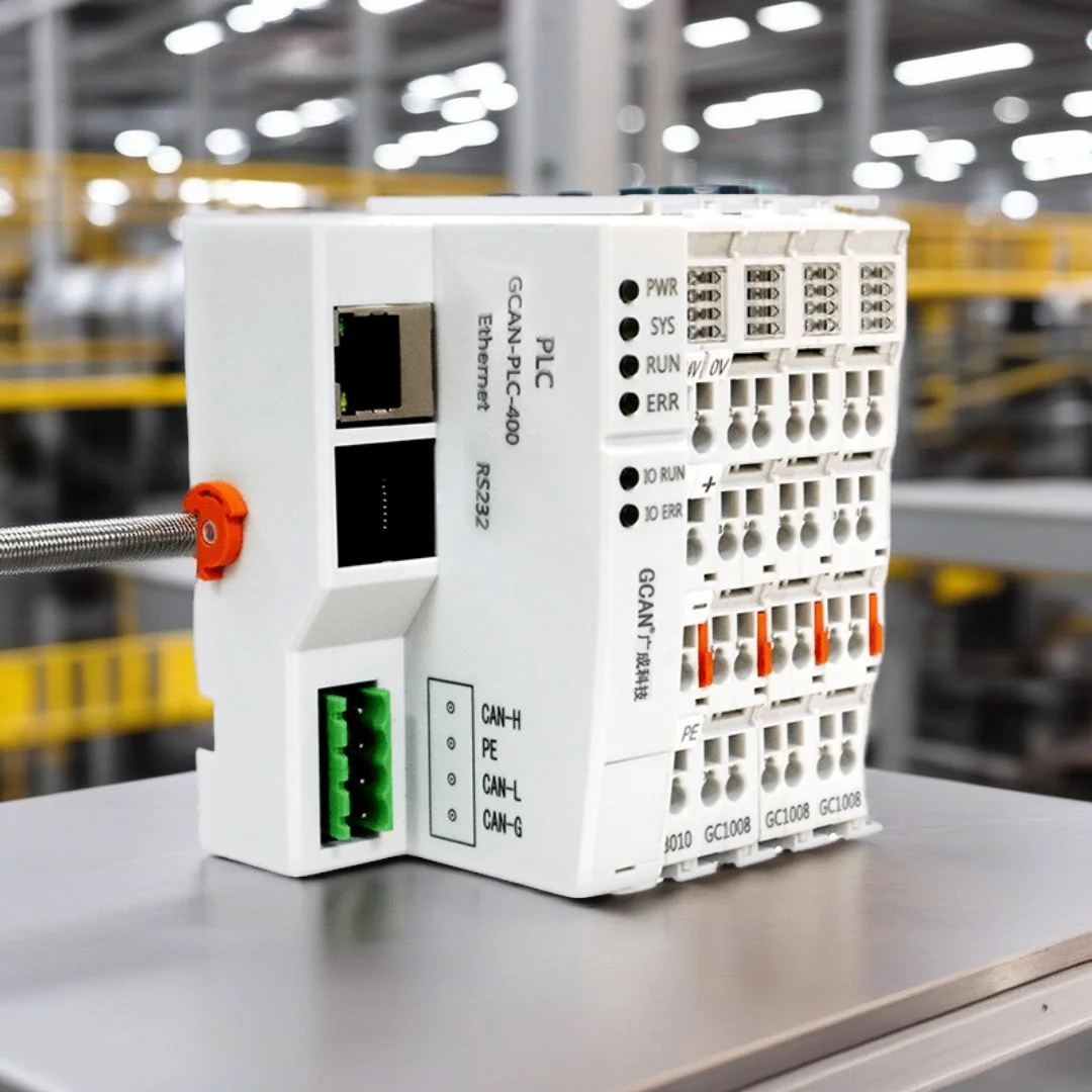 Novo controlador de programação plc original, controlador novo armazém original plc, controlador programável gcan plc