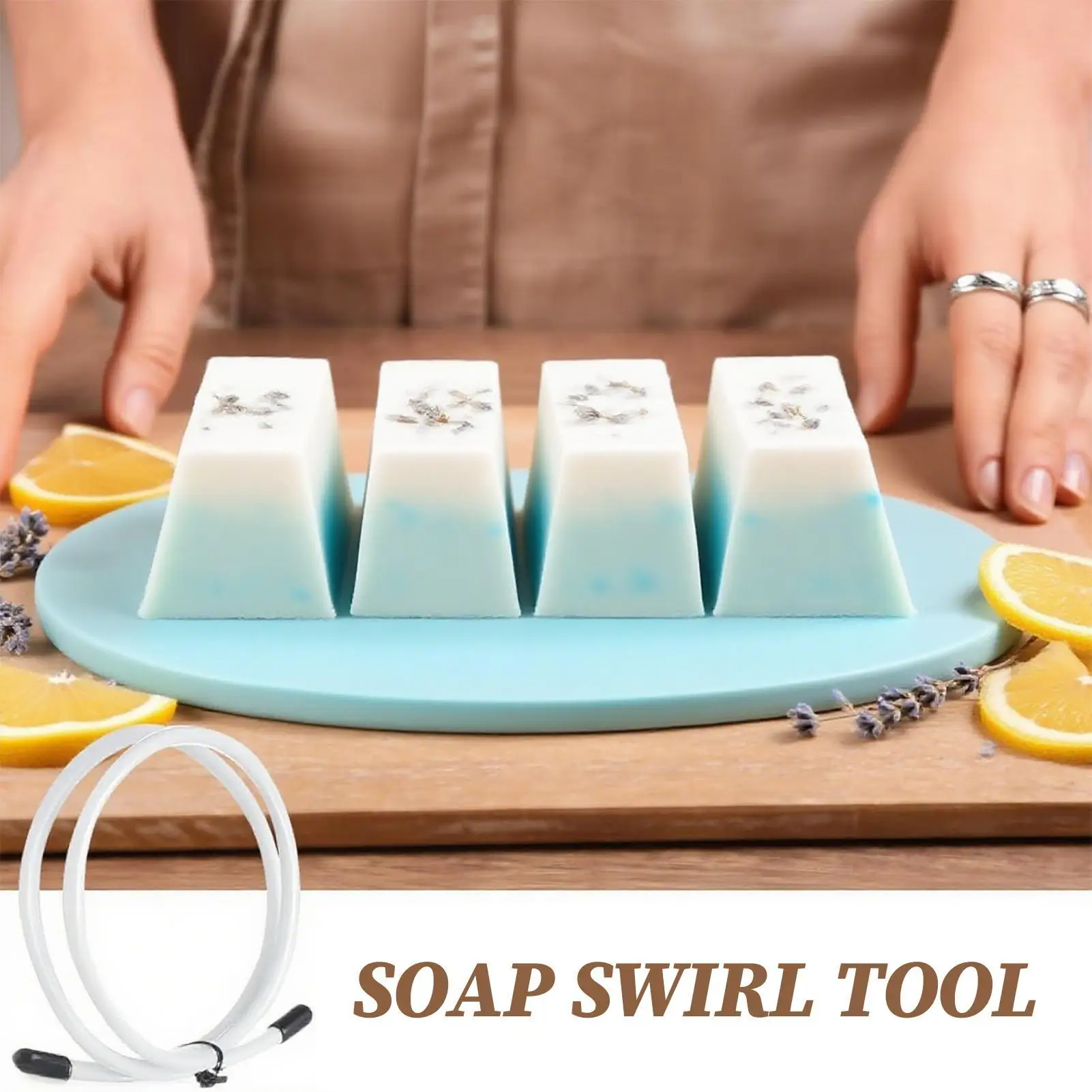 Soap Swirl Tool Flexible Bendable Soap Swirl Tools Molding Supplies Swirling Attachment For Handmade Production Projects Home