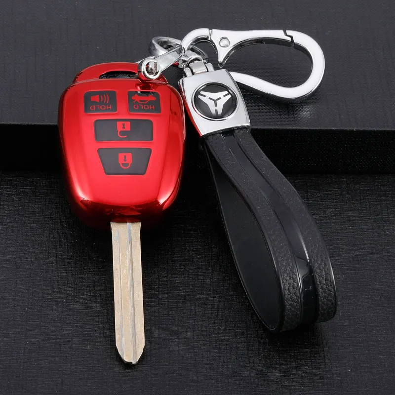 4Buttons Car Remote Key Shell for Toyota Camry Prius 2012 2013 2014 2015 2016 2017 Corolla RAV4 Key Case TOY43