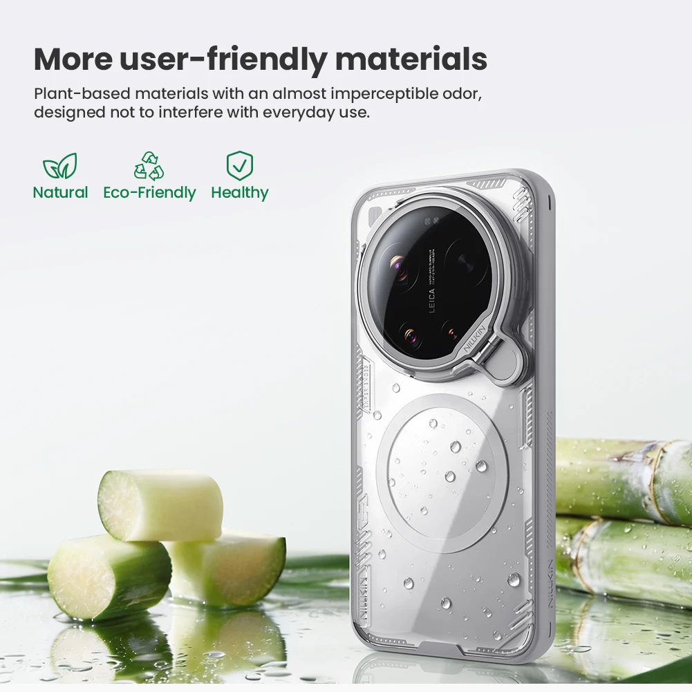 

Чехол NILLKIN Iceblade Prop для Xiaomi Mi 17 Ultra 5G с магнитной фиксацией, защитой камеры и подставкой, защитный чехол-накладка для телефона
