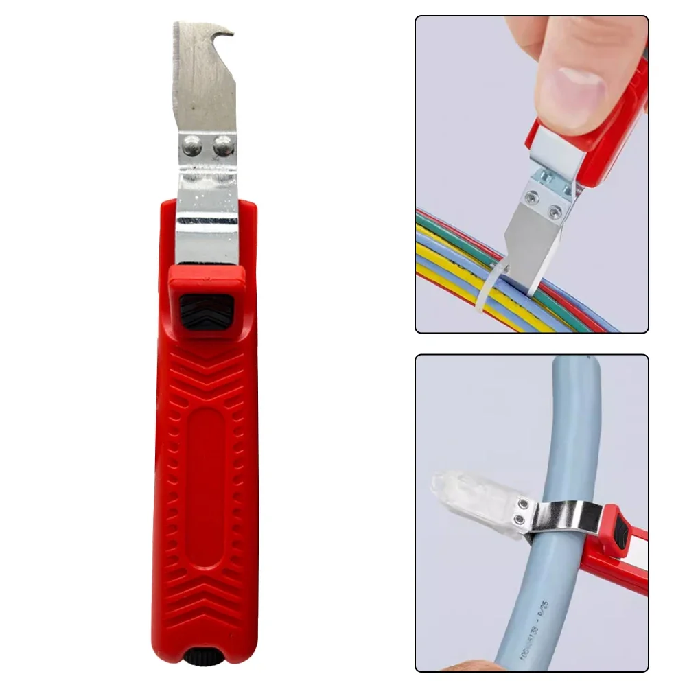 Rotating Blade Hook And Straight Blade Cable Stripper Blade Package Content Product Name Red Rotating Blade Adjustable Screw