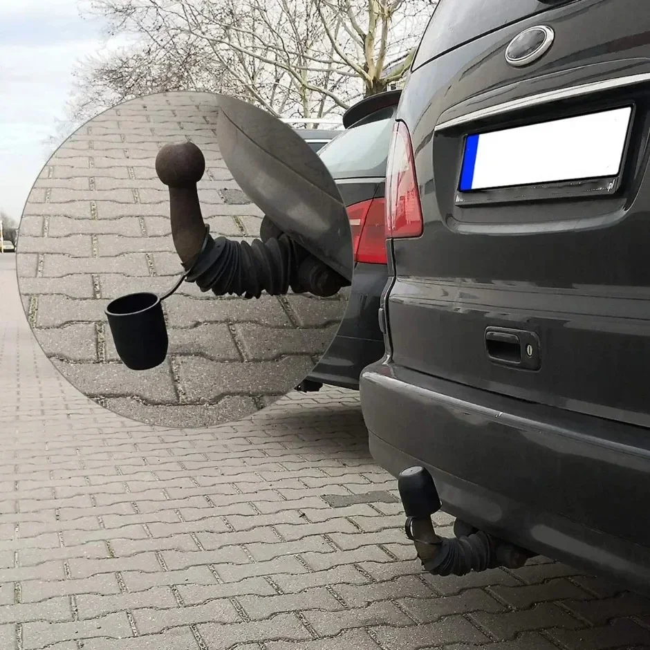 2 Stück Anhängerkupplungs-Schutzkappen für Wohnwagen, LKW, Auto und Anhänger – Detail 4