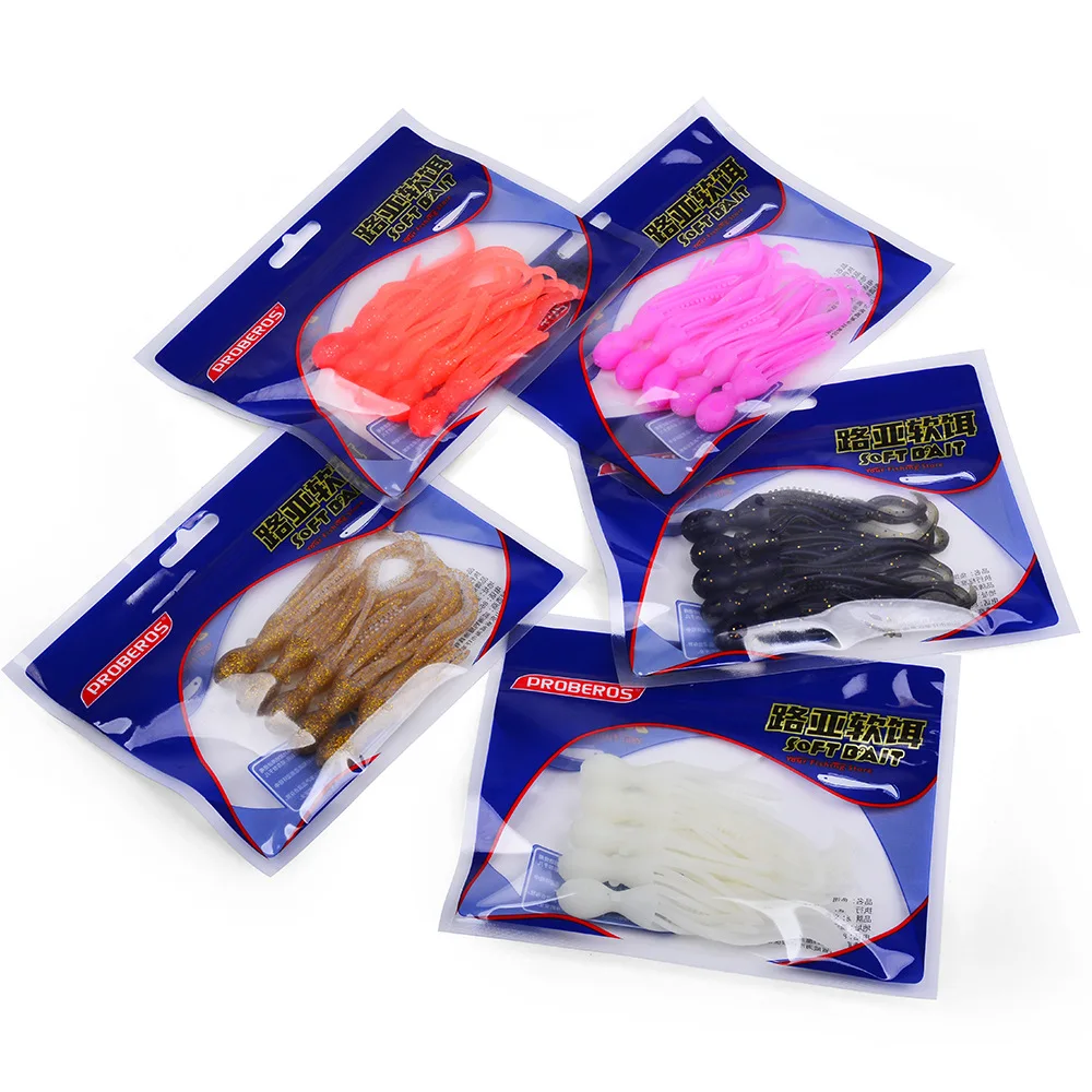 Señuelo Swimbait suave flotante Wobbler para pargo agua salada - imagen 4