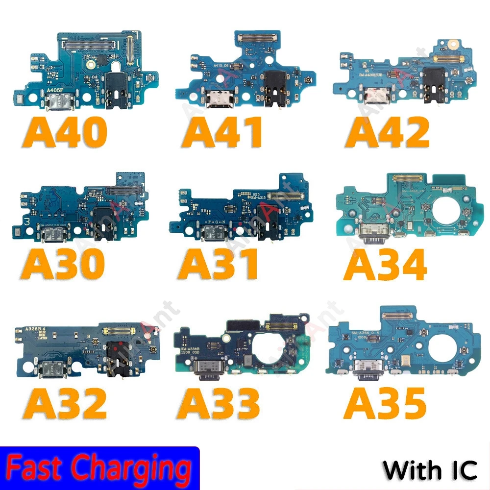 Dock USB Board Port Connector Charger Flex Cable For Samsung Galaxy A31 A32 A33 A34 A35 A36 A41 A42 A366B A405F A415F 4G 5G