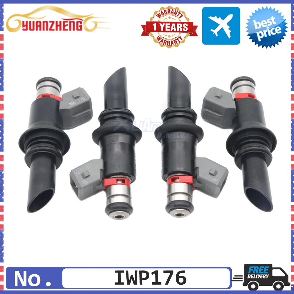 4pcs Car Fuel Injector Nozzle IWP176 50103402 For Volkswagen Gol G3 G4 G5 for Voyage for Fox 1.0 1.6 8V 501.034.02 030906031AF