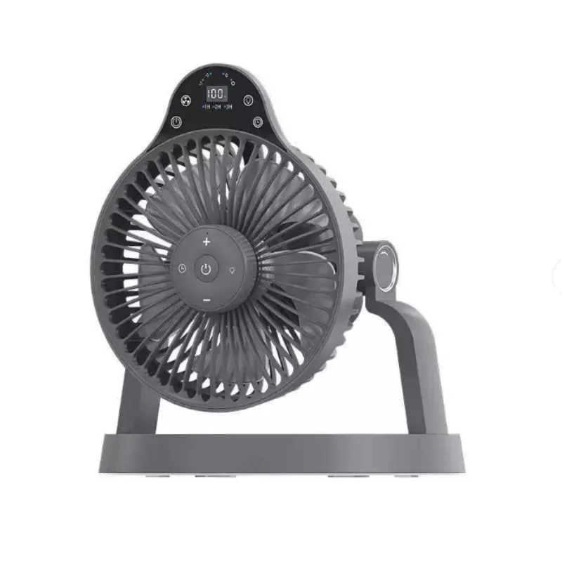 Multifunctional Outdoor Camping Fan Light Portable Integrated Lighting Fan for Tent Travel Night Outdoor Activity Use