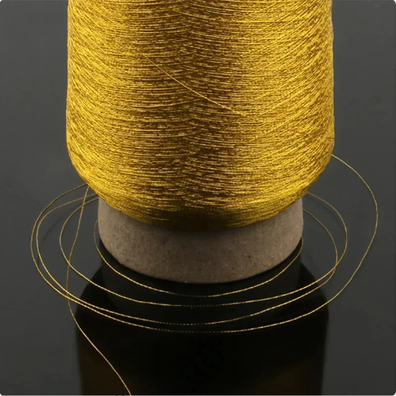 Manual Bright Silk Gold Thread Silver Thread Computer Embroidery Cross Stitch Silk Thread DIY Gold And Silver Thread 150D 3600M