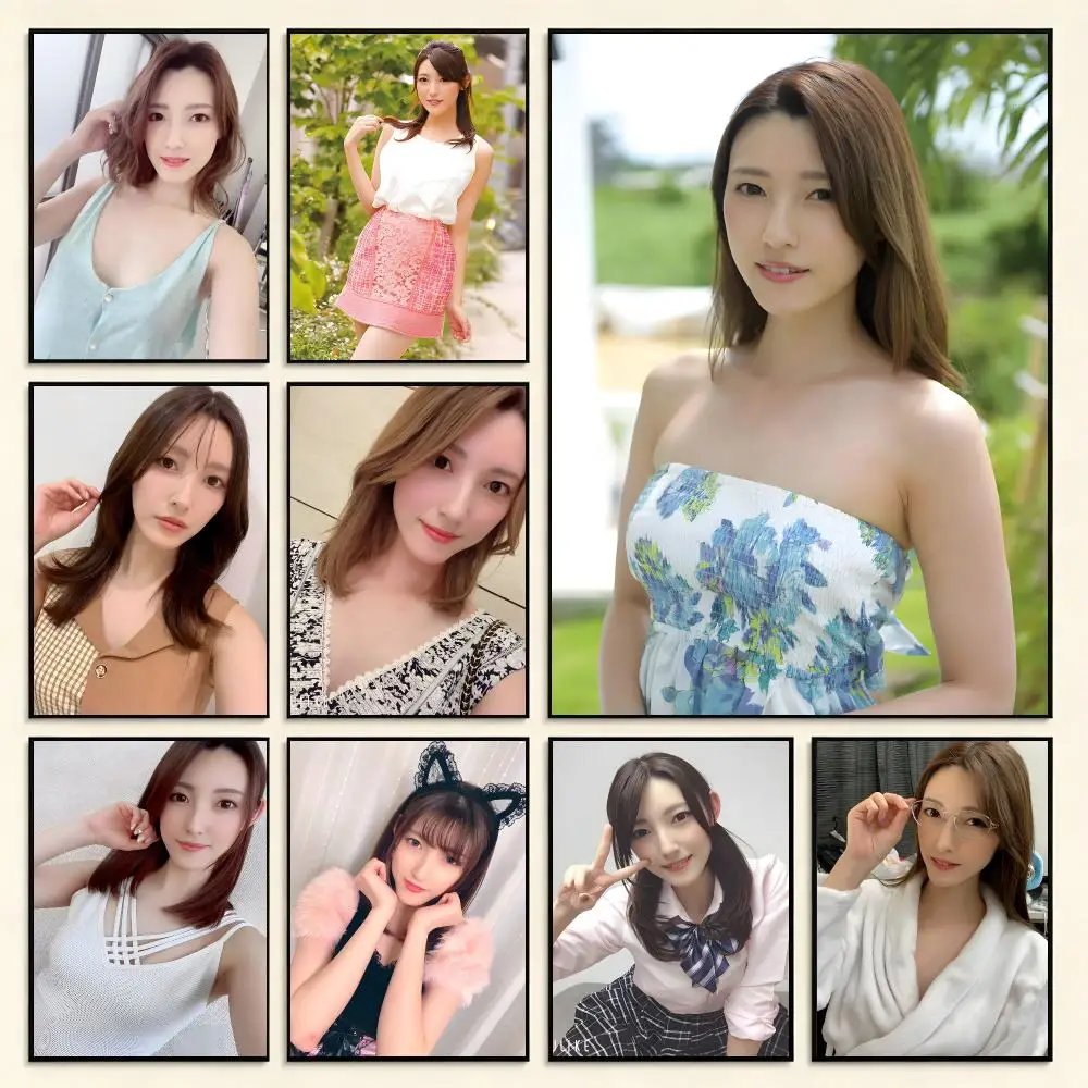 Voice Actress Kana Morisawa Poster Digital Solvent Print Waterproof PP Fade-Resistant Wall Art Room Decor Gift