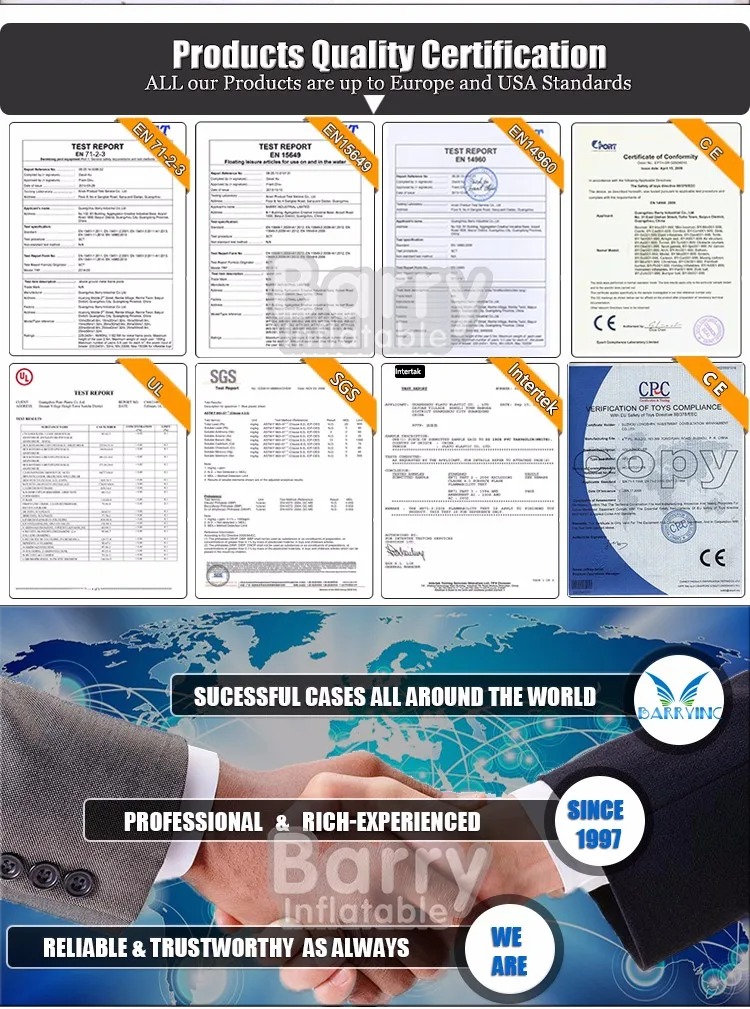 ผู้ผลิตสไลเดอร์น้ำขนาดใหญ่แบบกำหนดเองใหม่ สไลเดอร์น้ำเป่าลมธีมป่าเชิงพาณิชย์พร้อมสระน้ำสำหรับเด็ก