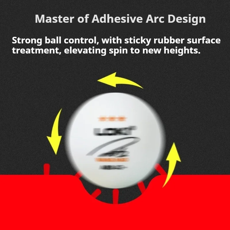 LOKI ARTHUR CHINA Table Tennis Rubber Sticky  Pimple-in Professional Offensive Type Ping Pong Rubber with Orange Cake Sponge image 4