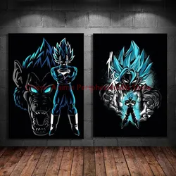 Poster and Painting Dragon Ball Goku Birthday Gifts Wall Art Modern Living Room Decoration Paintings Modular Prints Kid Action