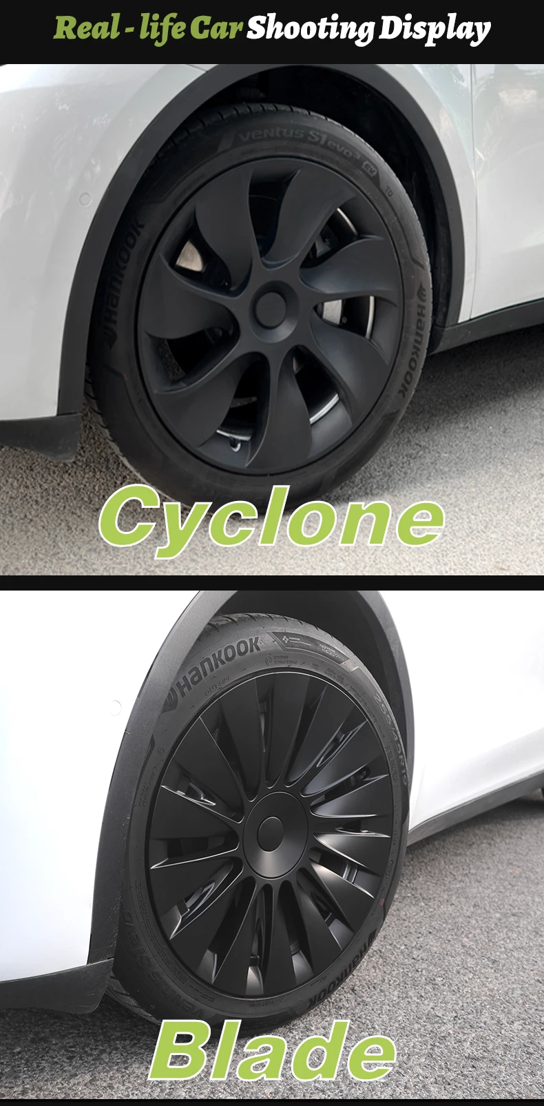 4-teiliges Radkappen-Design für Tesla Model S (2022–2024)/Model Y (2020–2024), 19-Zoll-Radabdeckung, Leistung, Vollfelgen-Nabenabdeckung, Zubehör – Detail 15