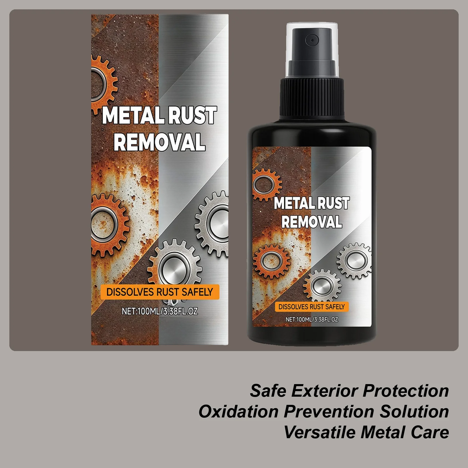 

Автомобильный преобразователь ржавчины, долговечный, средство для быстрой очистки, эффективный преобразователь ржавчины для мастерской, гаража, дома, на открытом воздухе