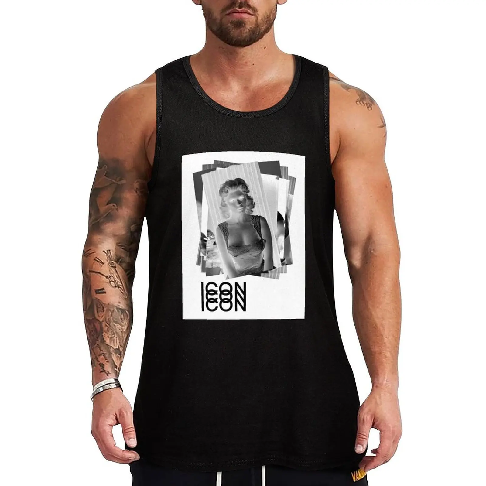 

Icon Series Tank Top Man clothes for gym muscle t-shirt Men sleeveless tee Man sleeveless shirt