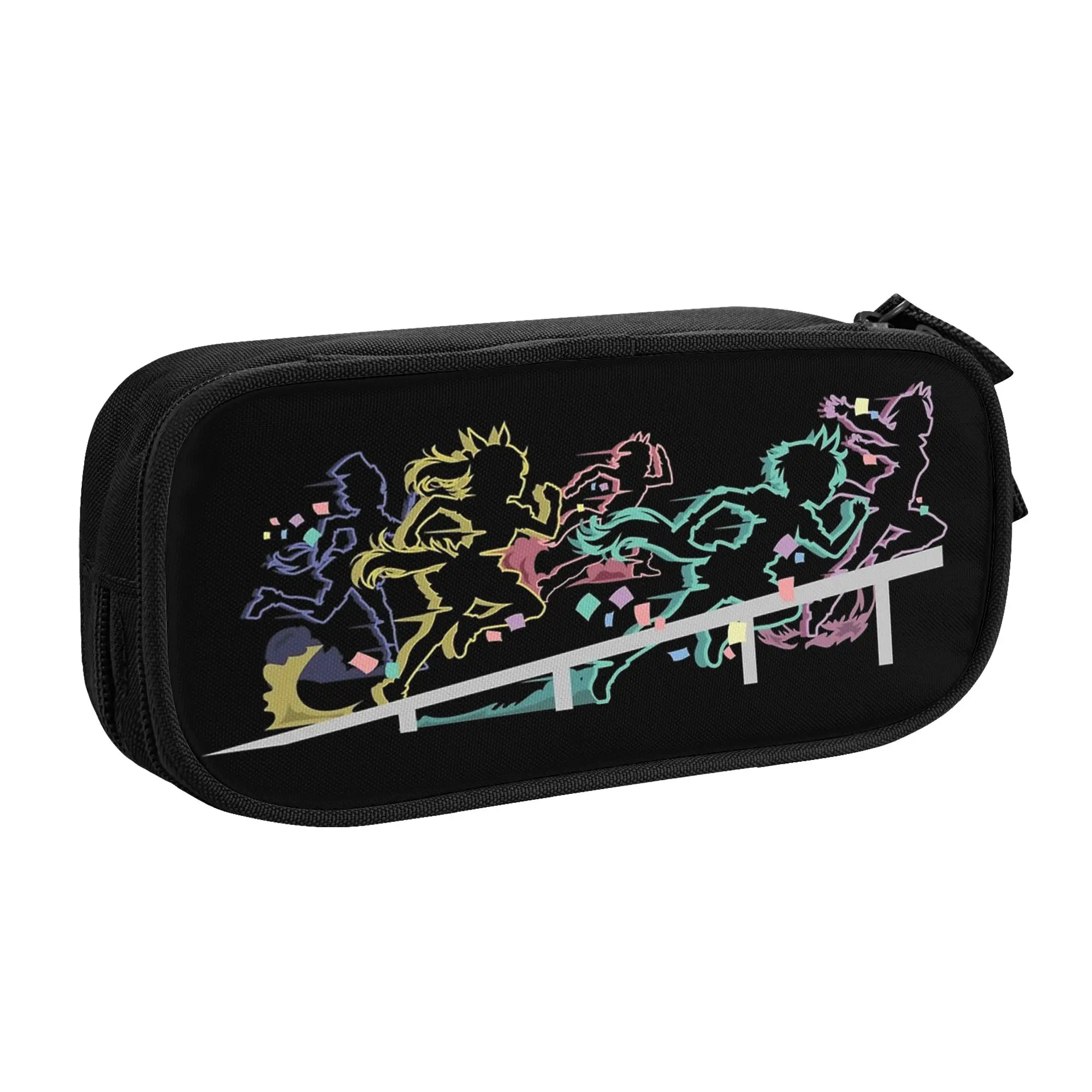 Umamsusme Pretty Derby Summer Dash Pencil Case New  Pen Box Pen Bag Kids Large Storage School Supplies Pencilcases,