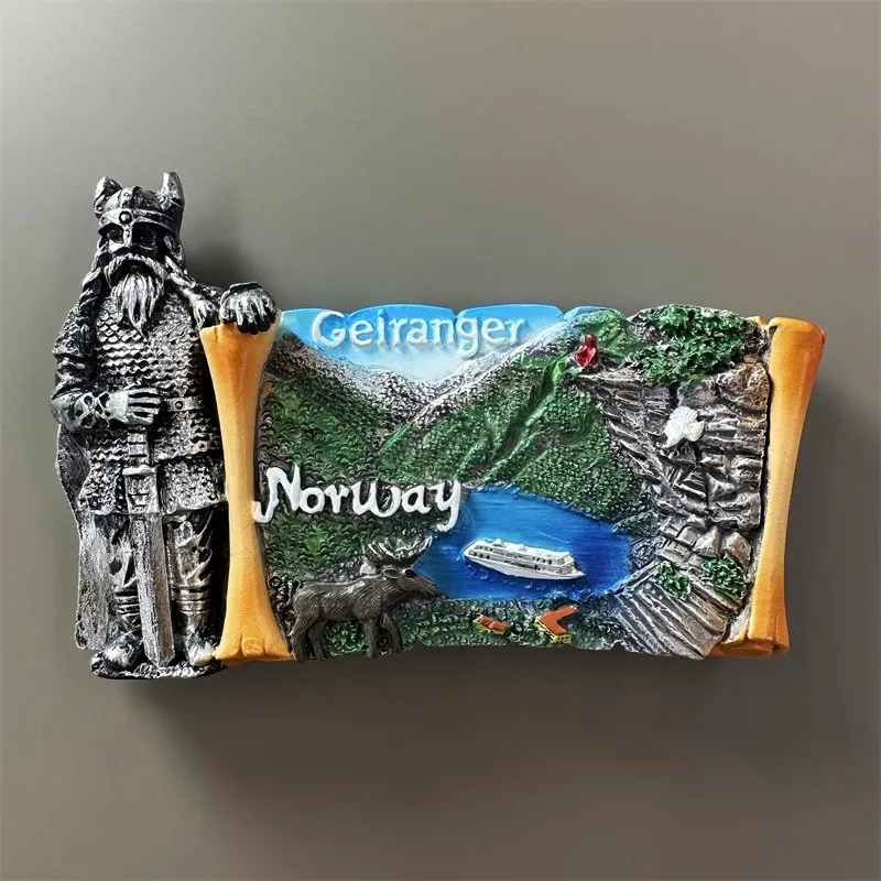 Norvegia magneti da viaggio per frigorifero souvenir turistici foto adesivi magnetici da parete decorazione per la casa regali di compleanno di nozze