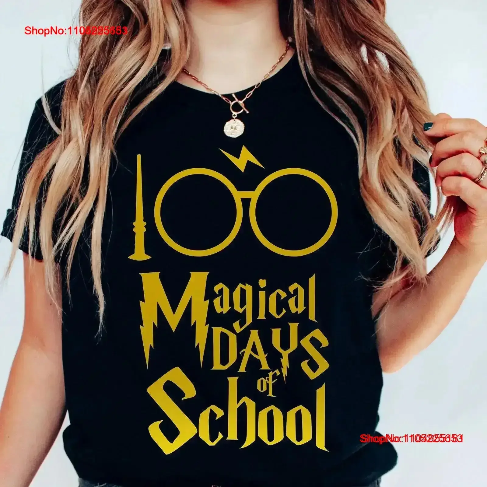 Magic 100 Days of School T Shirt Magical Teacher s vintage Washed Stylish homme designer clothes Soft graphic vintage Washed