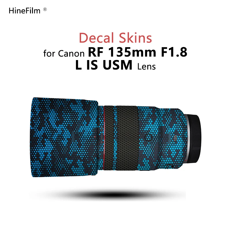 

Lens Skin for Canon RF135 F1.8 Lens Skin For Canon RF135mm F1.8 L IS USM Lens Decal Protector Coat Wrap Cover Sticker Film