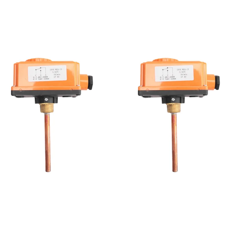 

A36T-2X G1/2 Наружная резьба Термостат для труб горячей воды Регулятор температуры 90 градусов Цельсия