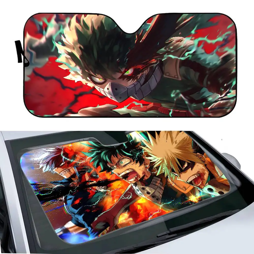 1 قطعة أنيمي الكلاسيكية بطلي A-الأكاديمية مظلة السيارات درع الزجاج الأمامي نافذة الشمس مانع غطاء لشاحنة SUV قناع العالمي