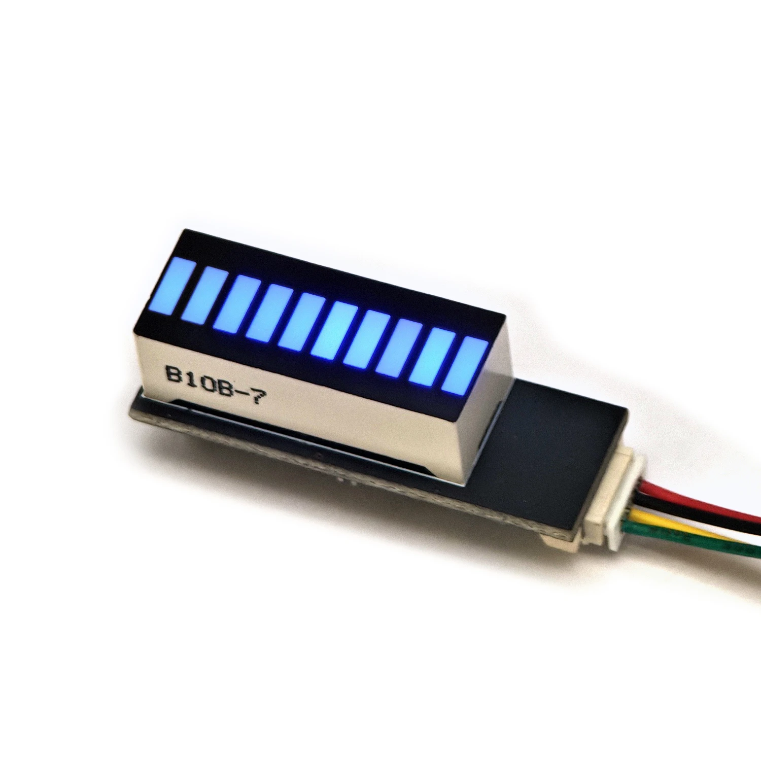 10-Segment-Musikrhythmus-LED-Anzeige, Spektrum-Audiosignalpegelmesser/VU-Meter für 9V-12V Auto-DC-Verstärker, Lautsprecher – Detail 8