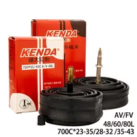 Kenda Bicycle Inner Tubes 700c French/Presta Schrader Valve 48mm 60mm 80mm F/V A/V MTB Road Bike Tyres 700C*23-35C 28-32C 35-43C