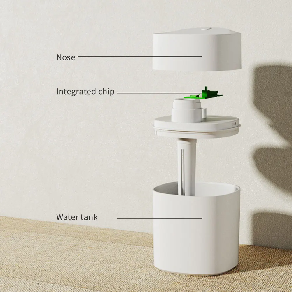 Mini humidificador de aire con luz nocturna, difusor de aceite esencial, fabricante de niebla USB, ambientador de coche para dormitorio y oficina, 200ml