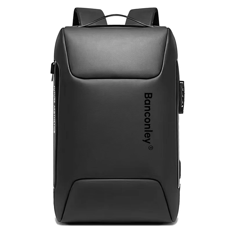 Banconley Mochila Backpack 15.6 inch Laptop Anti-theft Backpack WaterProof USB Charging for Business Travel Commute Shoulder Bag
