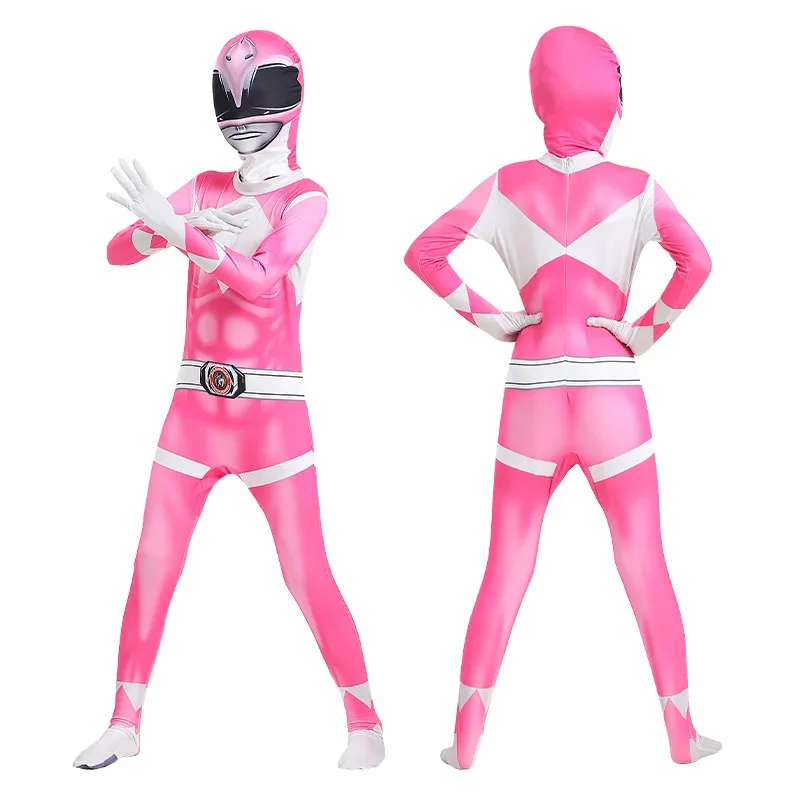 Halloween Adult Kids Power Morpher Superhero Samurai Sentai Shinkenger Rangers Cosplay Fantasia Costume adolescent Men Boy/girls