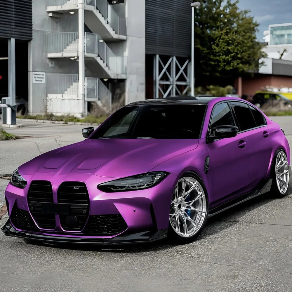

Car Sticker Pearl Metal Purple Auto Wrapping Film Color Change Vinyl Film PET Bubble Free Car Accessories PVC Auto Decals