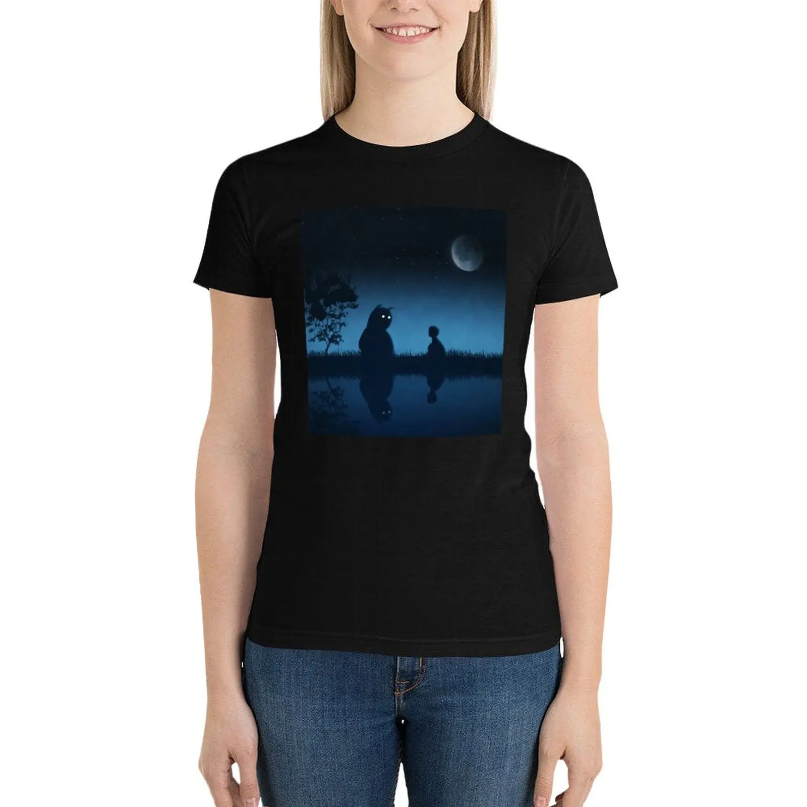 

The Friend of the Night T-Shirt Blouse Female clothing lady clothes Women's t-shirt