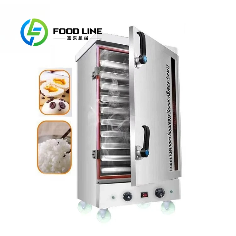 

Промышленный газовый паровой шкаф для приготовления риса, 4-24 противня, для булочек, пельменей, сиомай