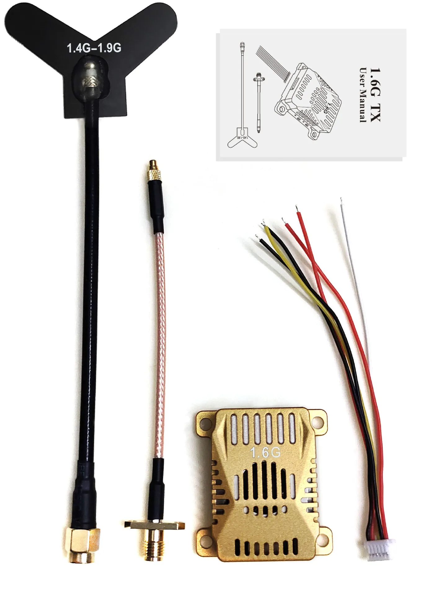 3W High Power FPV VTX Analog Image Transmitter 1.4G 1.5G 1.6G 1.7G 1.8G 16CH Drone Video Transmission Module