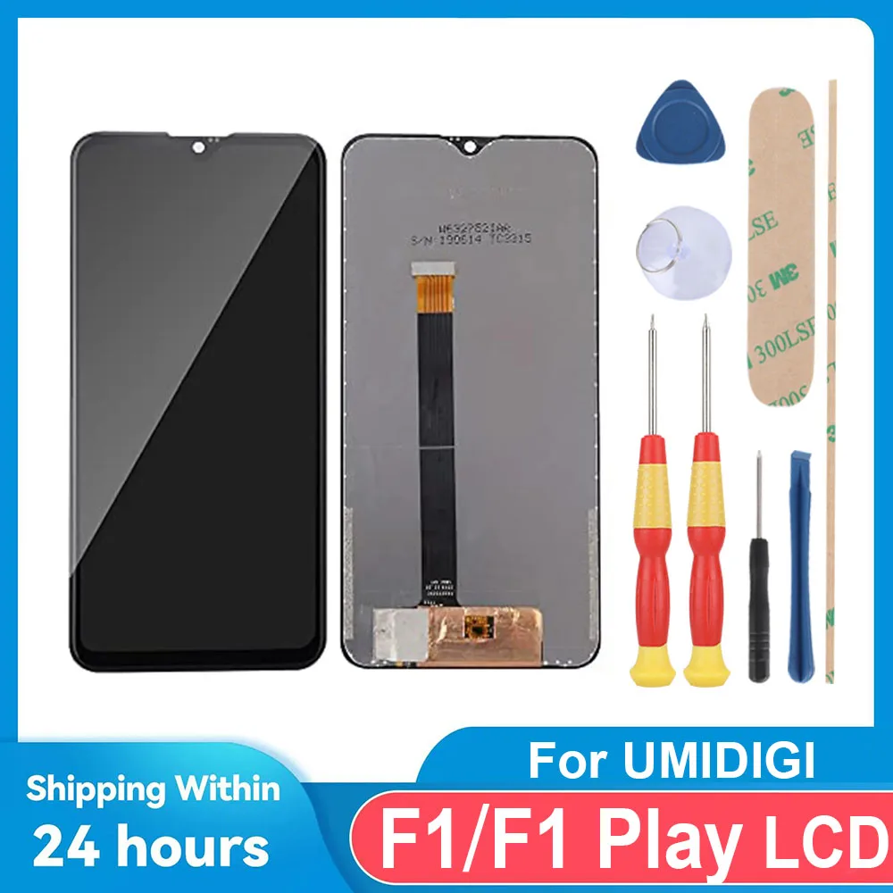 Wyświetlacz LCD + ekran dotykowy FHD+ 6,3 cala do UMIDIGI F1 F1 Play