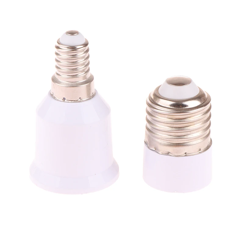 

White LED Bulb Converter E14 To E27/E27 To E14 Lamp Bulb Base Holder E14 Female E27 Male Adapter Conversion Socket Adapter New