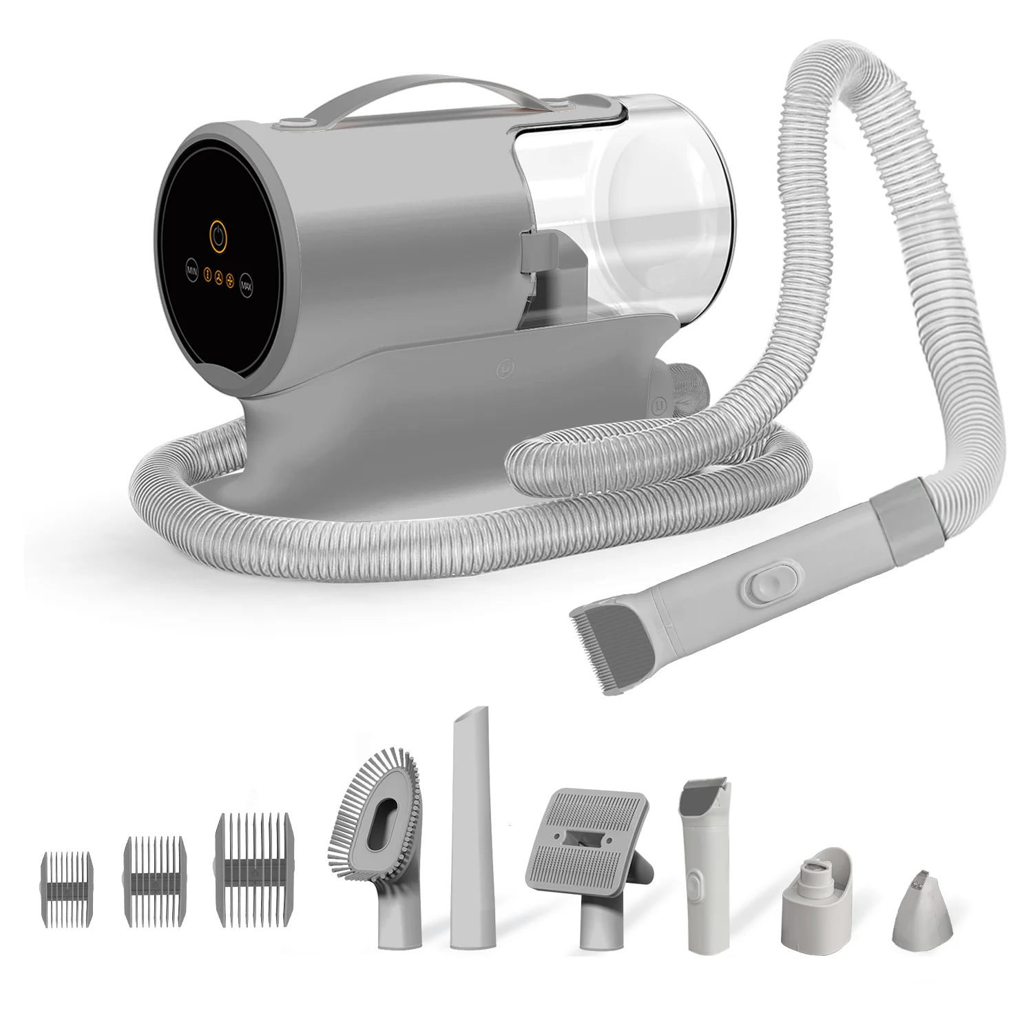 AIRROBO USA Germany Ship Pet Grooming Vacuum Dogs Cats Hair Clipper 5 in 1 Pet Grooming Kit With Comb Trimmer Cleaning Brush