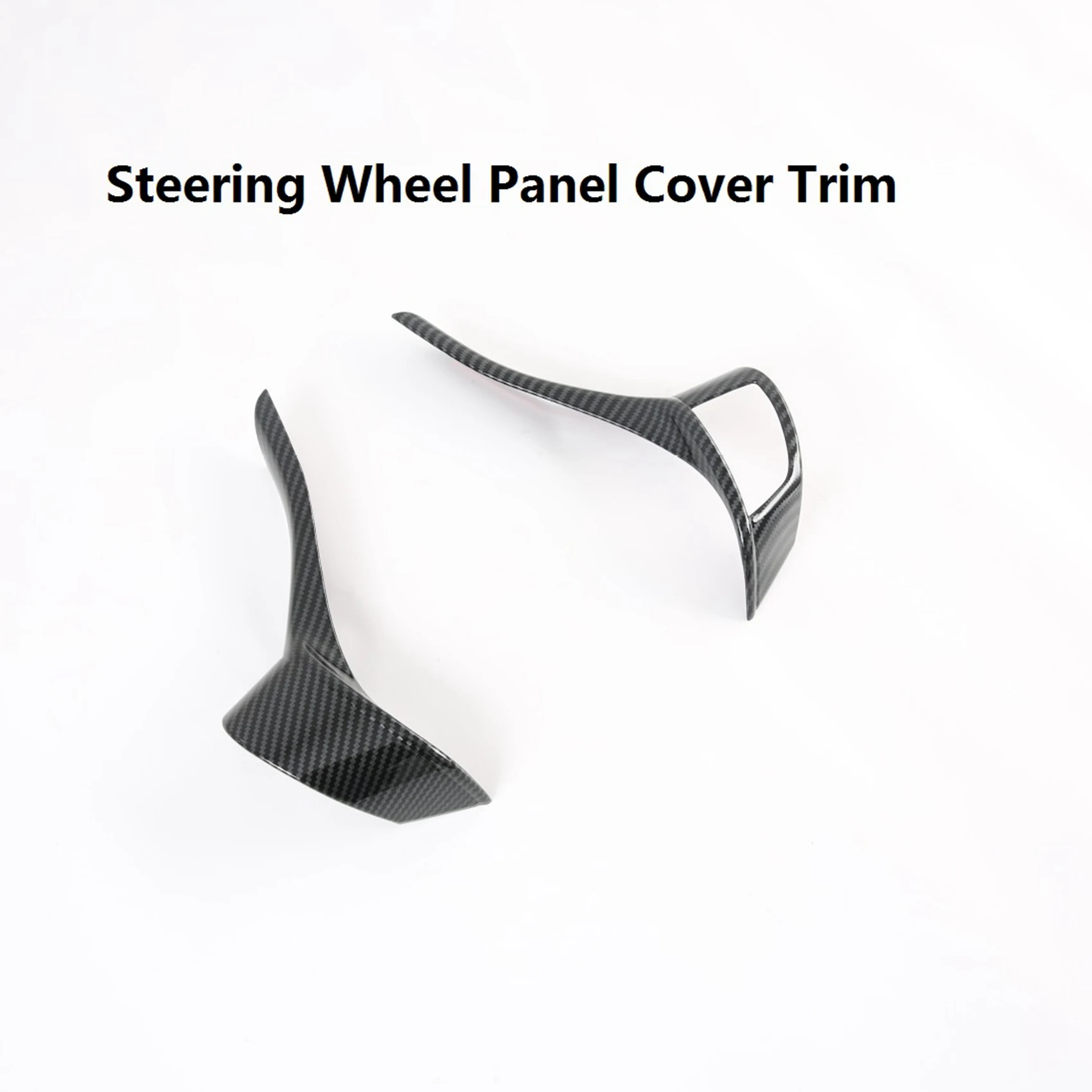 

AU63-2 Set Car Accessories: 1 Set Car Steering Wheel Panel Button Cover & 1 Set Car Front Fog Light Decorative Frame Cover